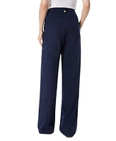 Sam Edelman Women's Lorelai Pleated Wide-Leg Trousers