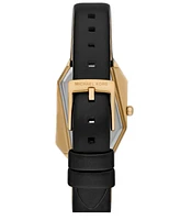 Michael Kors Women's Suri Two-Hand Black Leather Watch