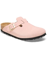 Birkenstock Women's Boston Suede Leather Clogs from Finish Line