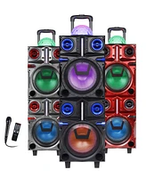 Toptech Spark-208 Bluetooth Speaker, 5000W, Dual 8" Speakers