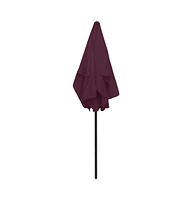 vidaXL Beach Parasol Bordeaux Red 70.9"x47.2"