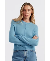 Chinti and Parker Women's & Pure Cashmere Summer Cropped Cardigan