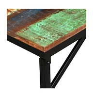 Bench Solid Reclaimed Wood 43.3"x13.8"x17.7"