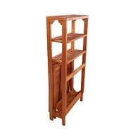 vidaXL 3 Piece Folding Bistro Set Solid Acacia Wood