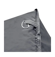 Folding Pop-up Partytent with Sidewalls 9.8'x19.7' Anthracite
