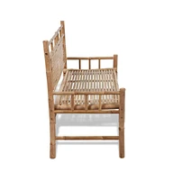 vidaXL Patio Bench 47.2" Bamboo