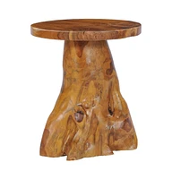 Coffee Table 15.7"x15.7" Solid Teak Wood