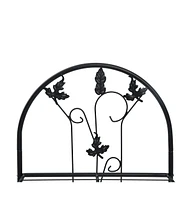 3-Layer Plant Rack Black 20.5"x11"x50.4" Iron
