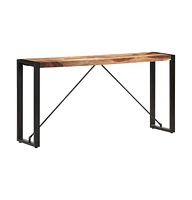 Console Table 59.1"x13.8"x29.9" Solid Sheesham Wood