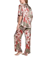 Midnight Bakery Women's Satin Ziggy Pajama Set