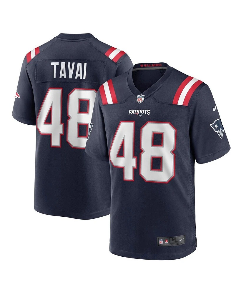 Nike Men's Jahlani Tavai Navy New England Patriots Game Player Jersey