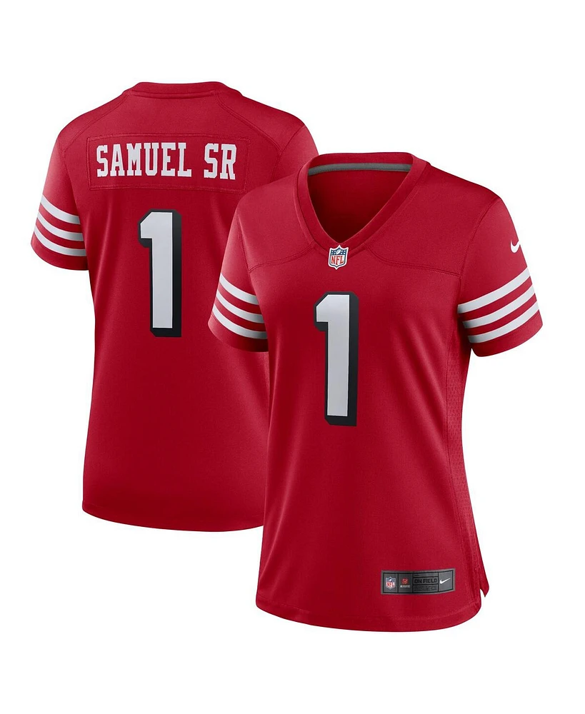 Nike Women's Deebo Samuel Sr Scarlet San Francisco 49ers Alternate Game Jersey