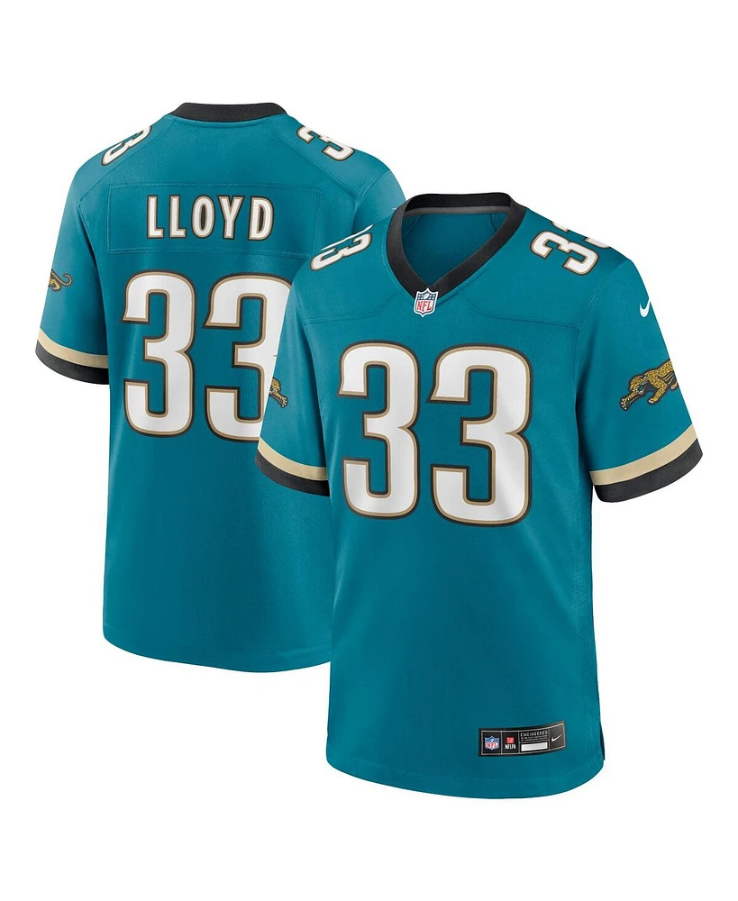 Nike Men's Devin Lloyd Teal Jacksonville Jaguars Prowler Throwback Player Game Jersey