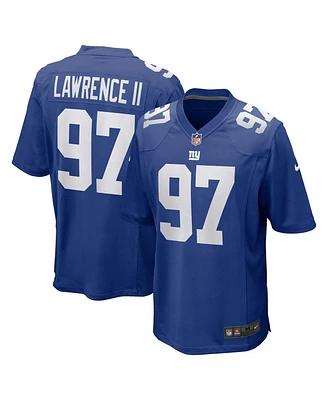 Nike Men's Dexter Lawrence Ii Royal New York Giants Team Game Player Jersey