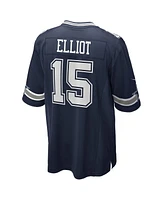 Nike Men's Ezekiel Elliott Navy Dallas Cowboys Team Game Jersey