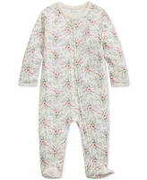 Polo Ralph Lauren Baby Cotton Floral Footed Coverall