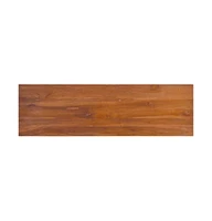 Tv Stand 39.4"x11.8"x15.7" Solid Wood Teak