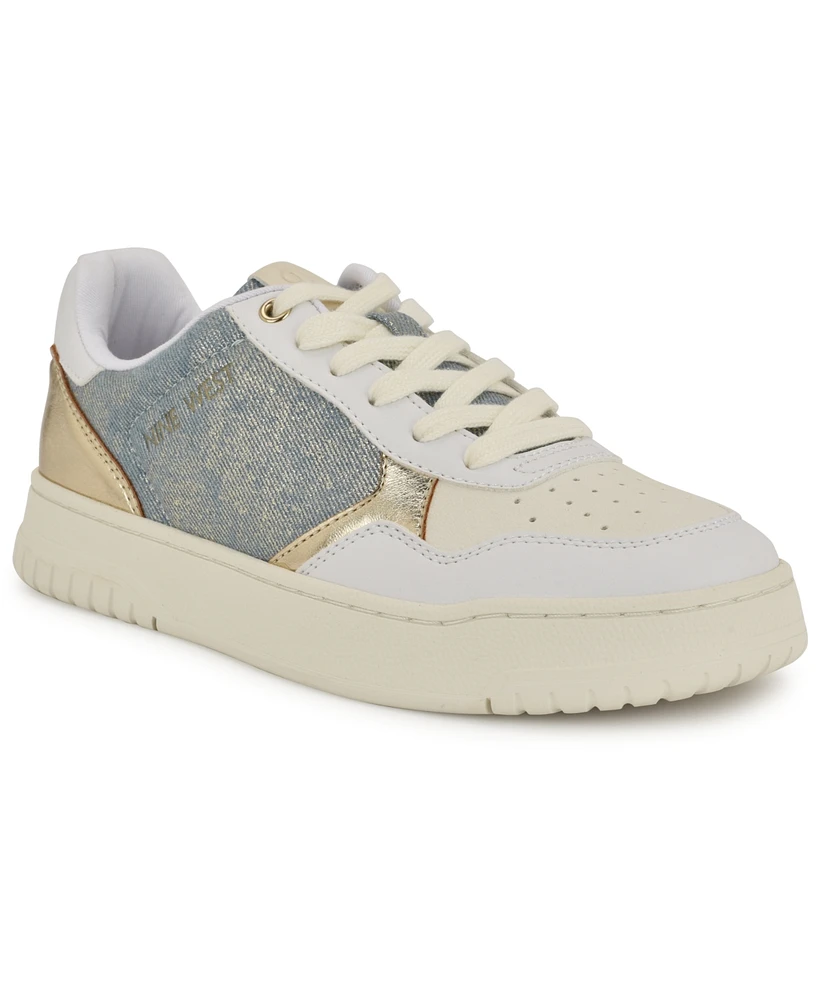 Nine West Women's Nenya Lace-Up Sneakers