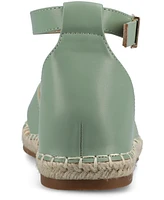 Journee Collection Women's Lyddia Espadrille Flat Sandals