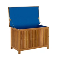 Patio Storage Box 35.4"x19.7"x22.8" Solid Wood Acacia