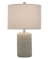 StyleCraft Home Collection 21" Metal Joni Ceramic Table Lamp