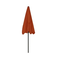 vidaXL Beach Parasol Terracotta 78.7"x49.2"