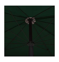 Garden Parasol with Pole 78.7"x51.2" Green