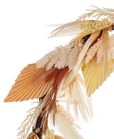 Seasonal 6" Pampas and Palm Garland