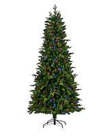 Seasonal 9ft Canyon Ranch Fir Tree, 620 Warm Led Lights