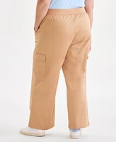 Style & Co Plus Pull-On Cargo Pants, Exclusively at Macy's