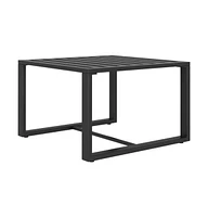 vidaXL 3 Piece Patio Sofa Set with Cushions Aluminum Anthracite