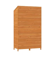 vidaXL Garden Shed 40.2"x20.5"x68.7" Solid Wood Fir