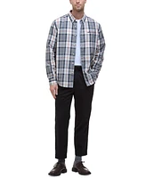 Barbour Men's Laggon Tailored Fit Long Sleeve Button-Down Tartan Shirt