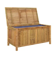 vidaXL Patio Storage Box 43.3"x20.5"x21.7" Bamboo