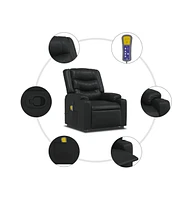 vidaXL Massage Recliner Chair Faux Leather