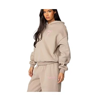 Edikted Women's Sasha Bow Detail Hoodie