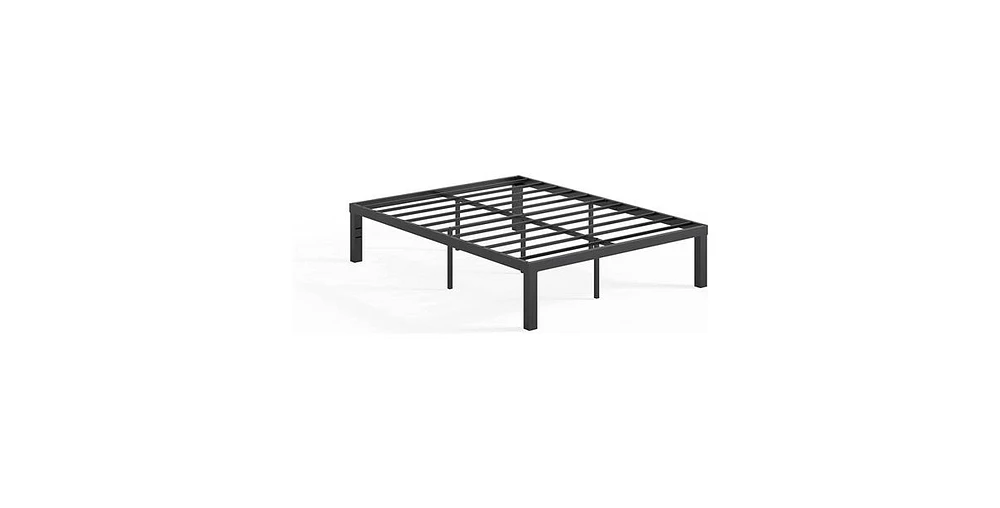 Slickblue Modern 16-inch Heavy Steel Metal Platform Bed Frame