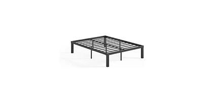 Slickblue Modern 16-inch Heavy Steel Metal Platform Bed Frame