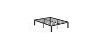 Slickblue Modern 16-inch Heavy Steel Metal Platform Bed Frame