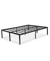 Slickblue High-Rise Heavy-Duty Platform Bed Frame for Sturdy Mattress Support