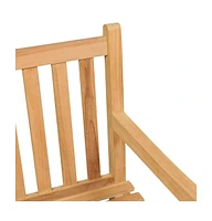 Patio Bench 44.9" Solid Teak Wood