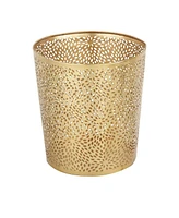 Slickblue 1.3 Gallon Round Perforated Copper Metal Waste Basket Trash Can