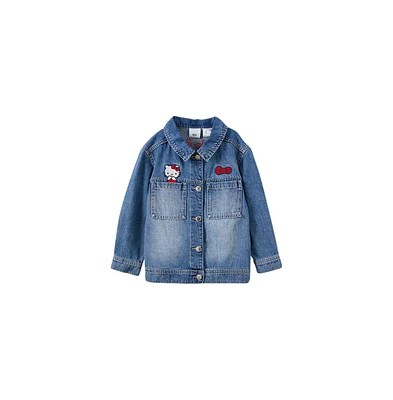 Cotton On Girls License Emery Denim Shacket