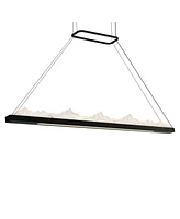 Cwi Lighting 19" Metal Himalayas Integrated Led Island Pool Table Light