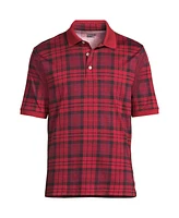 Lands' End Men's Tall Short Sleeve Cotton Supima Polo Shirt