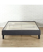 Slickblue Upholstered Padded Platform Bed Frame for Comfortable and Stylish Bedroom Design