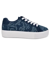 Nine West Women's Gatspy Lace-Up Platform Sneakers