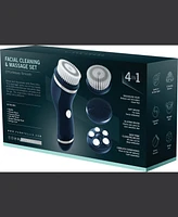 Men S 4-in-1 Massage & Facial Cleaning Device