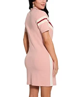 Guess Women's Suzanne Chevron-Striped Polo Dress