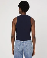 French Connection Women's Cotton Mozza V-Neck Sleeveless Sweater